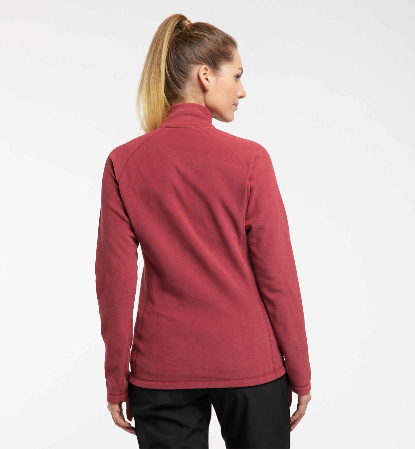 Haglöfs Womens Astro Fleece Red New Zealand 82596GVHP